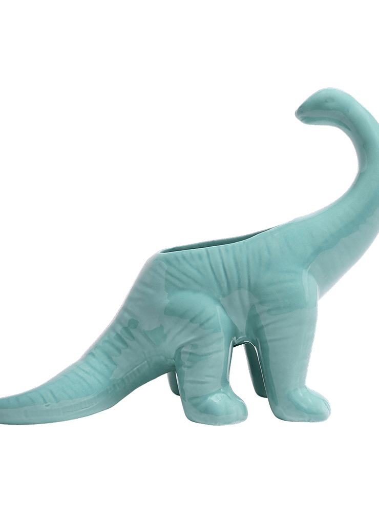 Brontosaurus Ceramic Indoor Plant Pot for Succulents - Chive Ceramics Studio - Pots - Chive Ceramics Studio