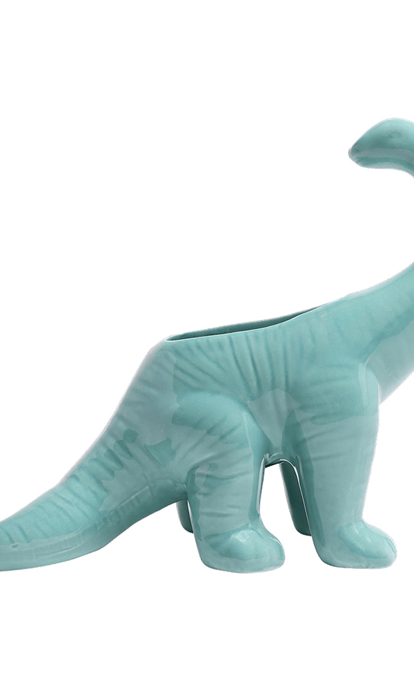 Brontosaurus Ceramic Indoor Plant Pot for Succulents - Chive Ceramics Studio - Pots - Chive Ceramics Studio