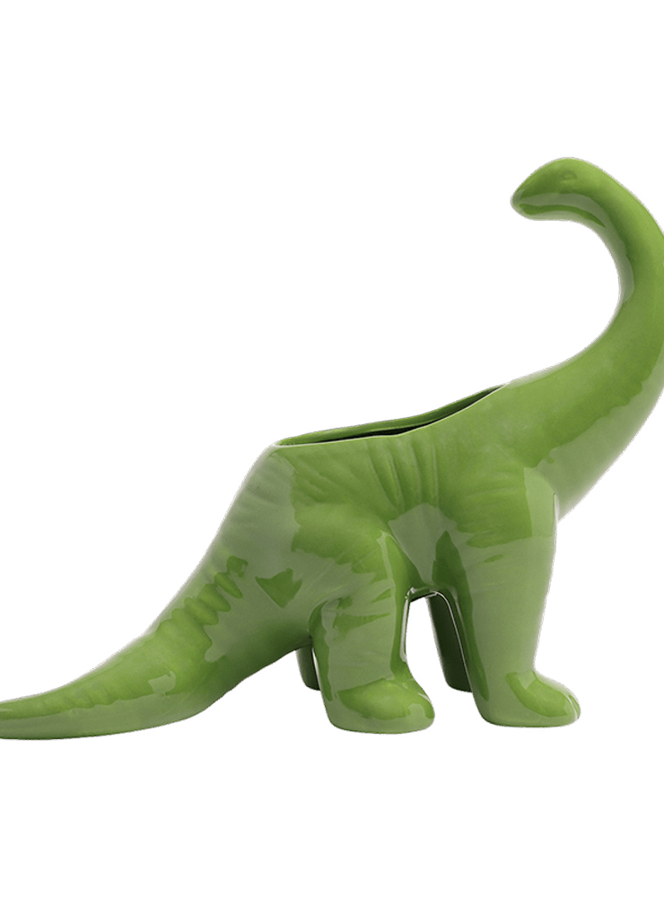 Brontosaurus Ceramic Indoor Plant Pot for Succulents - Chive Ceramics Studio - Pots - Chive Ceramics Studio