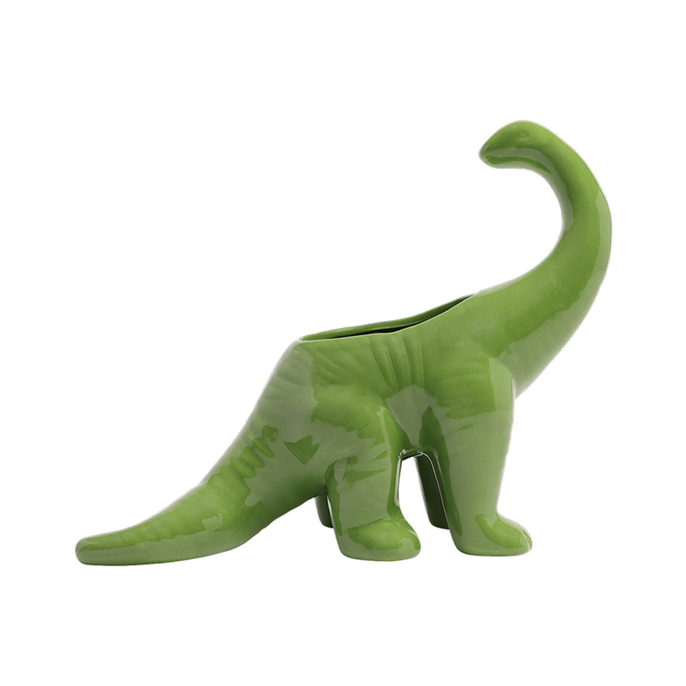 Brontosaurus Ceramic Indoor Plant Pot for Succulents - Chive Ceramics Studio - Pots - Chive Ceramics Studio