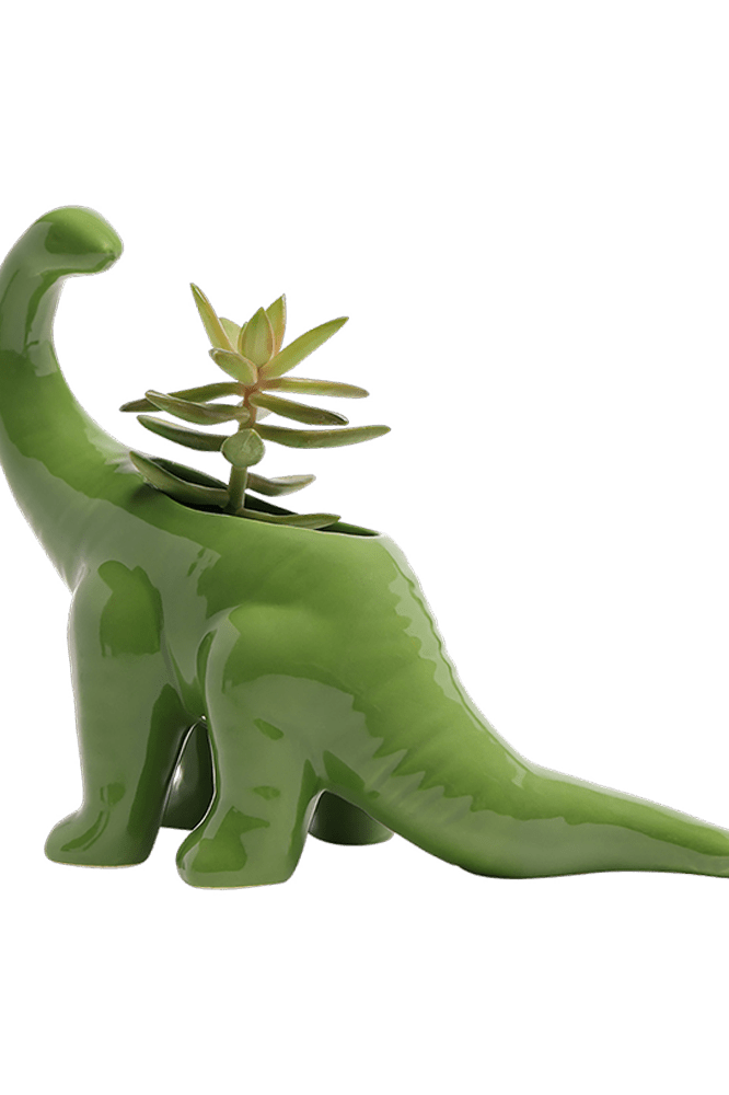 Brontosaurus Ceramic Indoor Plant Pot for Succulents - Chive Ceramics Studio - Pots - Chive Ceramics Studio