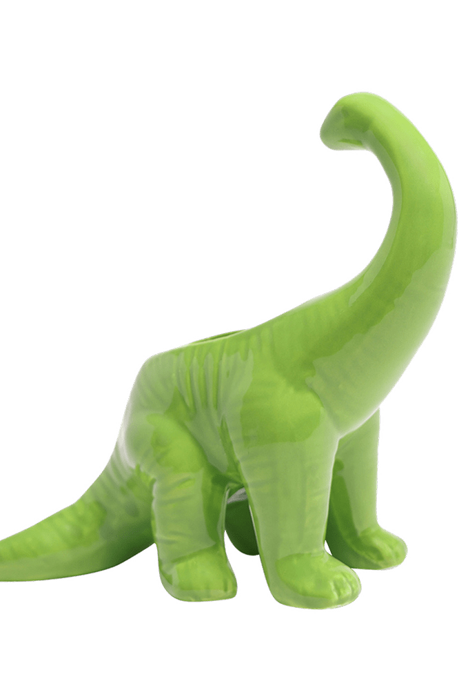 Brontosaurus Ceramic Indoor Plant Pot for Succulents - Chive Ceramics Studio - Pots - Chive Ceramics Studio