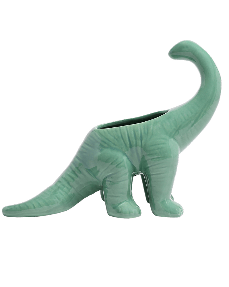 Brontosaurus Ceramic Indoor Plant Pot for Succulents - Chive Ceramics Studio - Pots - Chive Ceramics Studio