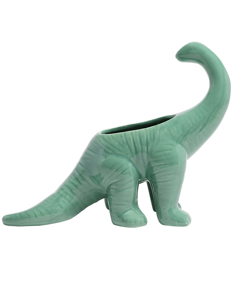 Brontosaurus Ceramic Indoor Plant Pot for Succulents - Chive Ceramics Studio - Pots - Chive Ceramics Studio