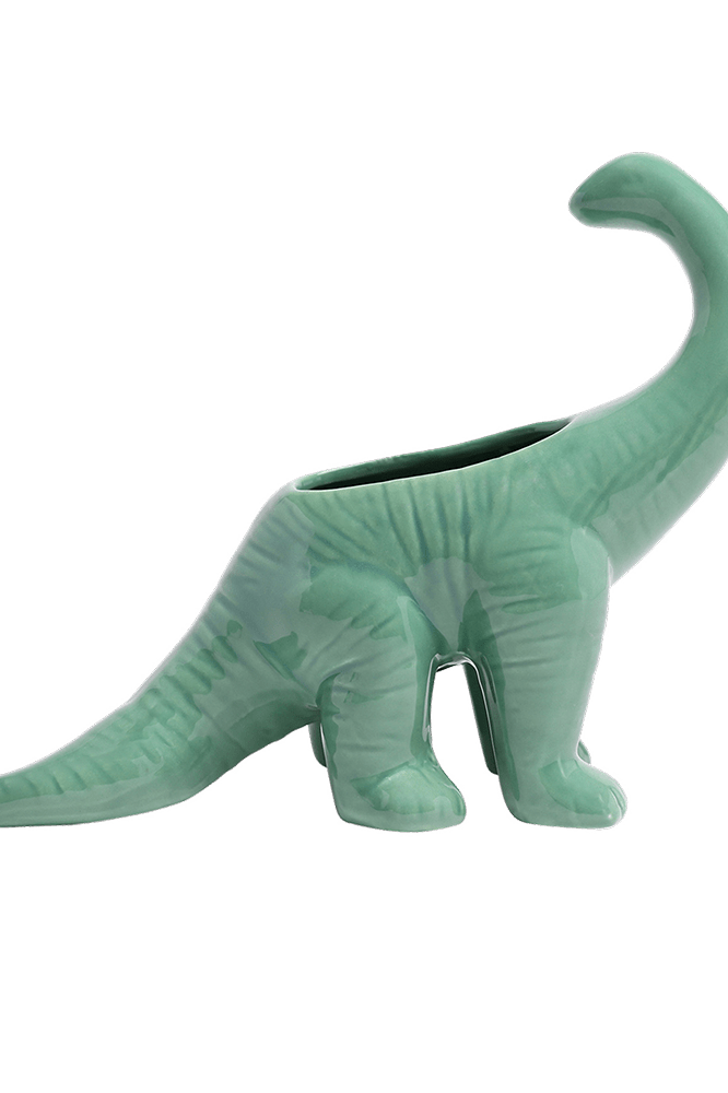Brontosaurus Ceramic Indoor Plant Pot for Succulents - Chive Ceramics Studio - Pots - Chive Ceramics Studio