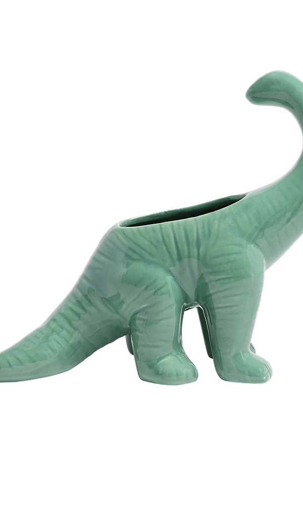 Brontosaurus Ceramic Indoor Plant Pot for Succulents - Chive Ceramics Studio - Pots - Chive Ceramics Studio