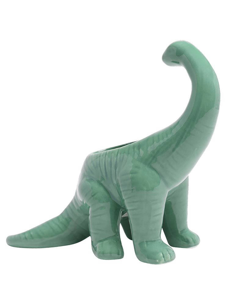 Brontosaurus Ceramic Indoor Plant Pot for Succulents - Chive Ceramics Studio - Pots - Chive Ceramics Studio