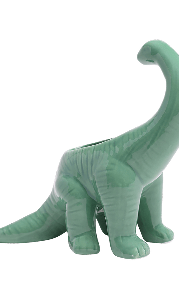 Brontosaurus Ceramic Indoor Plant Pot for Succulents - Chive Ceramics Studio - Pots - Chive Ceramics Studio