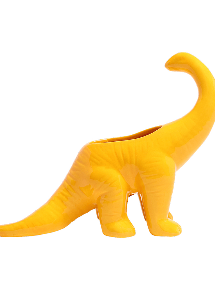 Brontosaurus Ceramic Indoor Plant Pot for Succulents - Chive Ceramics Studio - Pots - Chive Ceramics Studio