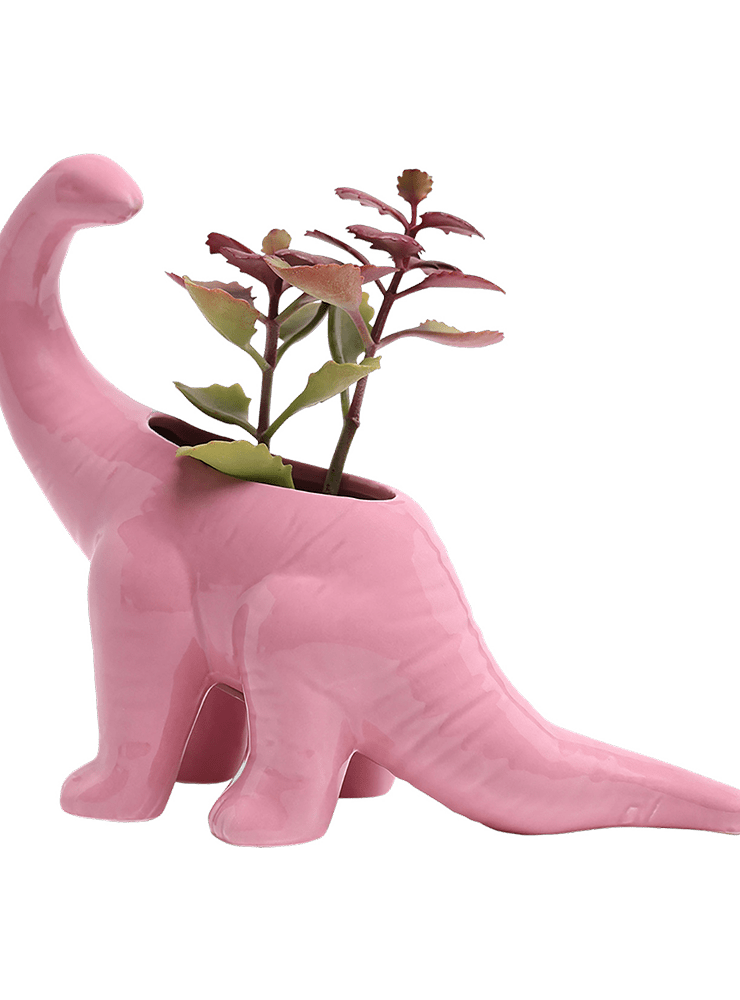 Brontosaurus Ceramic Indoor Plant Pot for Succulents - Chive Ceramics Studio - Pots - Chive Ceramics Studio