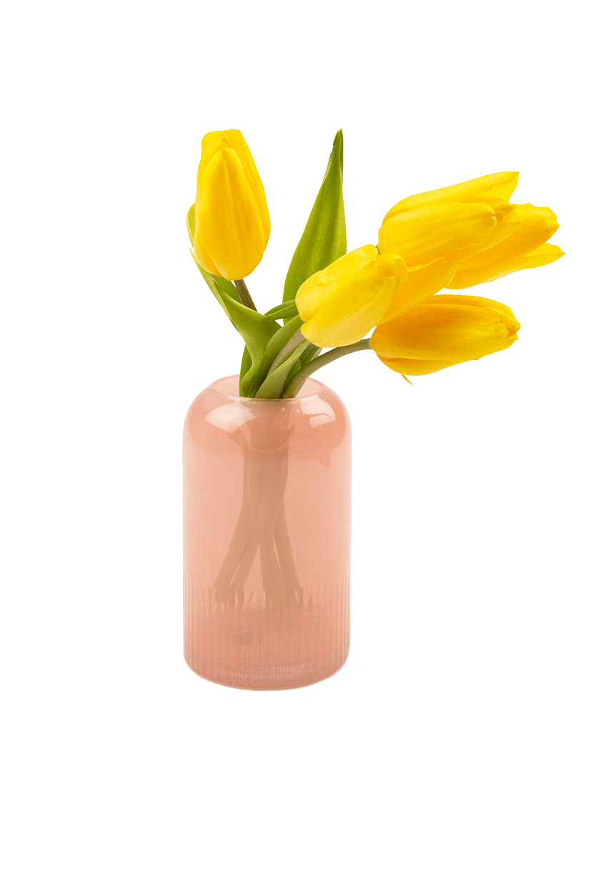 Bubblegum Glass Modern Flower Vase - Chive Ceramics Studio - Vases - Chive US