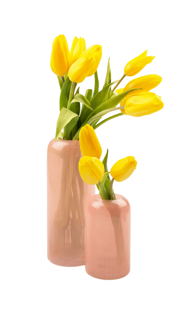 Bubblegum Glass Modern Flower Vase - Chive Ceramics Studio - Vases - Chive US