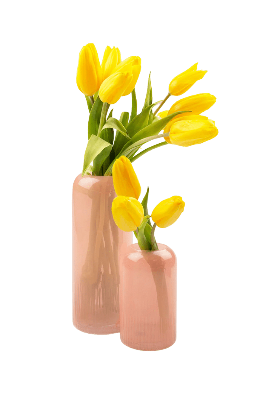 Bubblegum Glass Modern Flower Vase - Chive Ceramics Studio - Vases - Chive US