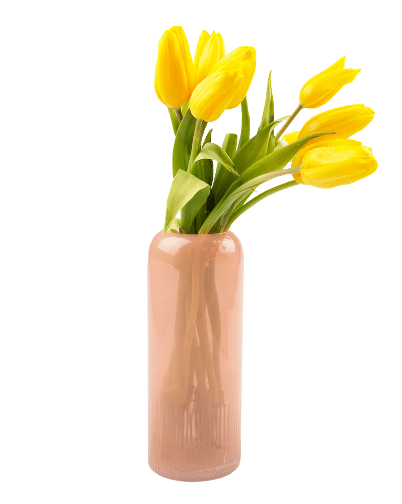 Bubblegum Glass Modern Flower Vase - Chive Ceramics Studio - Vases - Chive US