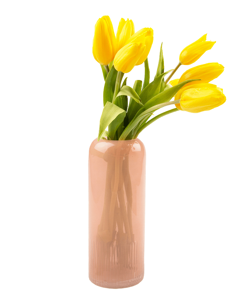 Bubblegum Glass Modern Flower Vase - Chive Ceramics Studio - Vases - Chive US