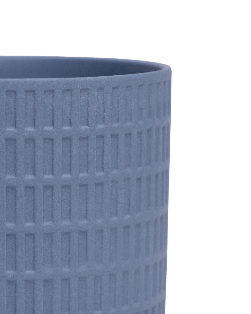 Virago 5" Porcelain Pot With Drainage Hole And Saucer - Chive Ceramics Studio - Pots - Chive Ceramics Studio