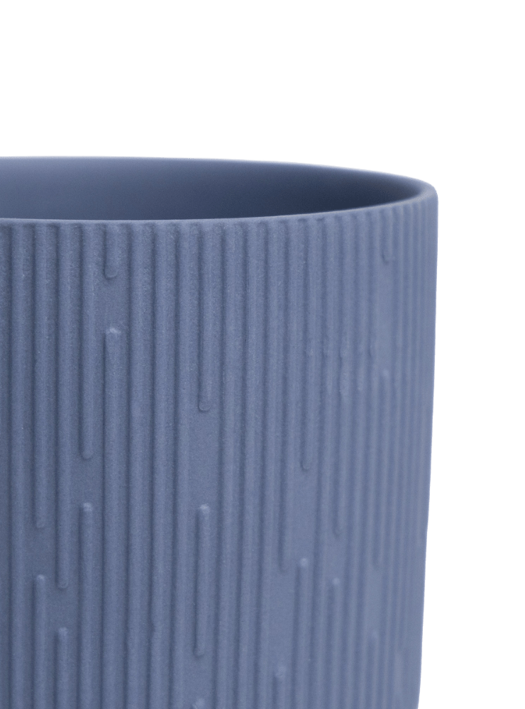 Virago 5" Porcelain Pot With Drainage Hole And Saucer - Chive Ceramics Studio - Pots - Chive Ceramics Studio