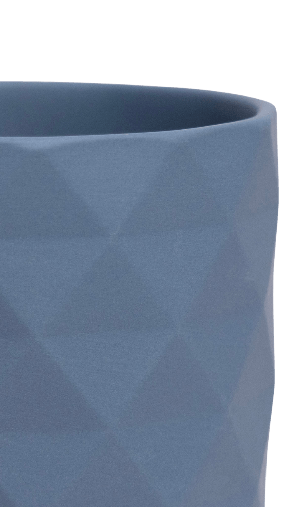 Virago 5" Porcelain Pot With Drainage Hole And Saucer - Chive Ceramics Studio - Pots - Chive Ceramics Studio