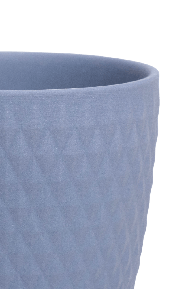 Virago 5" Porcelain Pot With Drainage Hole And Saucer - Chive Ceramics Studio - Pots - Chive Ceramics Studio