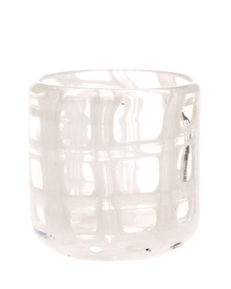 Black & White Glass Modern Flower Vase - Chive Ceramics Studio - Vases - Chive Ceramics Studio