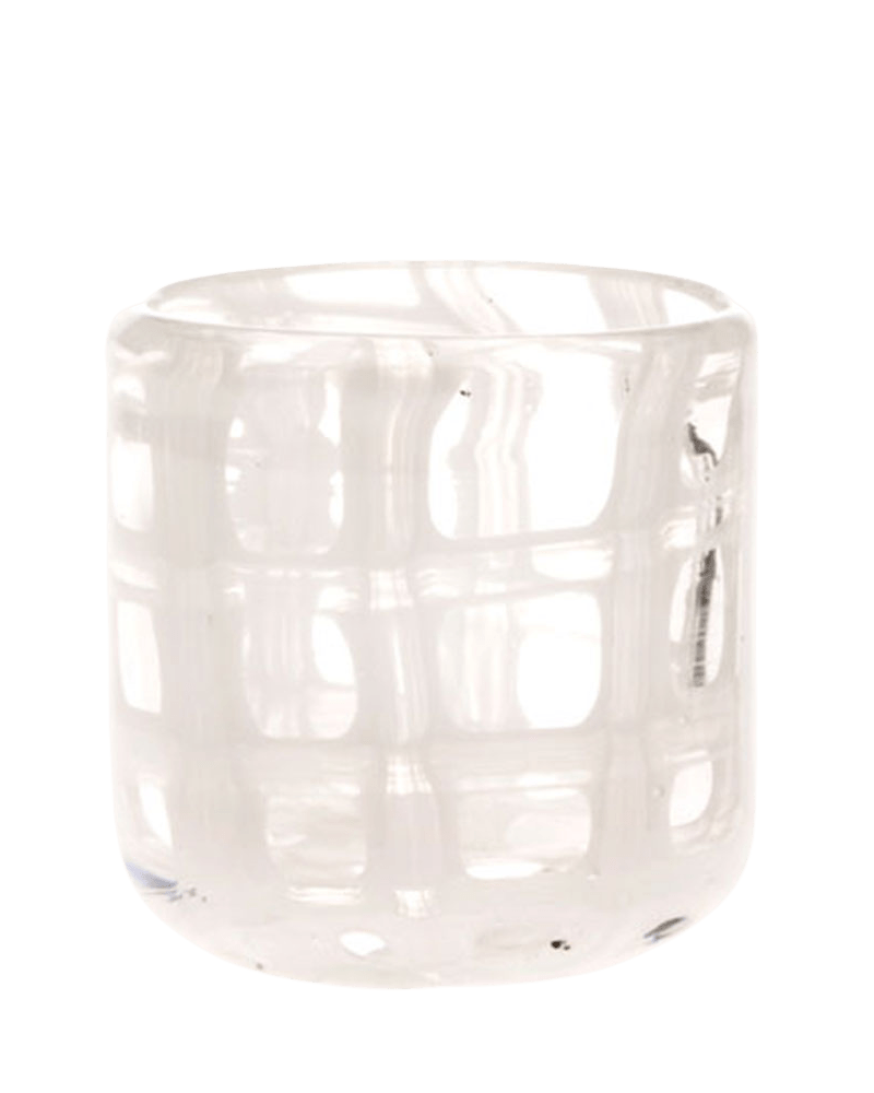 Black & White Glass Modern Flower Vase - Chive Ceramics Studio - Vases - Chive Ceramics Studio