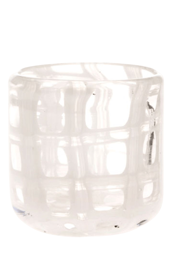 Black & White Glass Modern Flower Vase - Chive Ceramics Studio - Vases - Chive Ceramics Studio