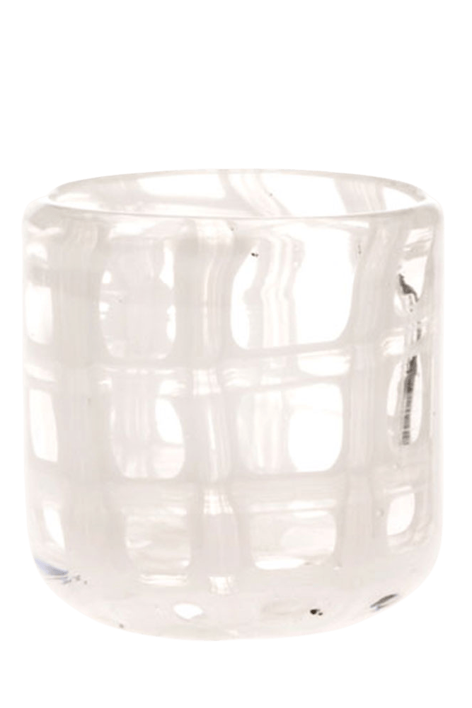 Black & White Glass Modern Flower Vase - Chive Ceramics Studio - Vases - Chive Ceramics Studio