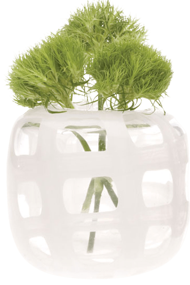 Black & White Glass Modern Flower Vase - Chive Ceramics Studio - Vases - Chive Ceramics Studio