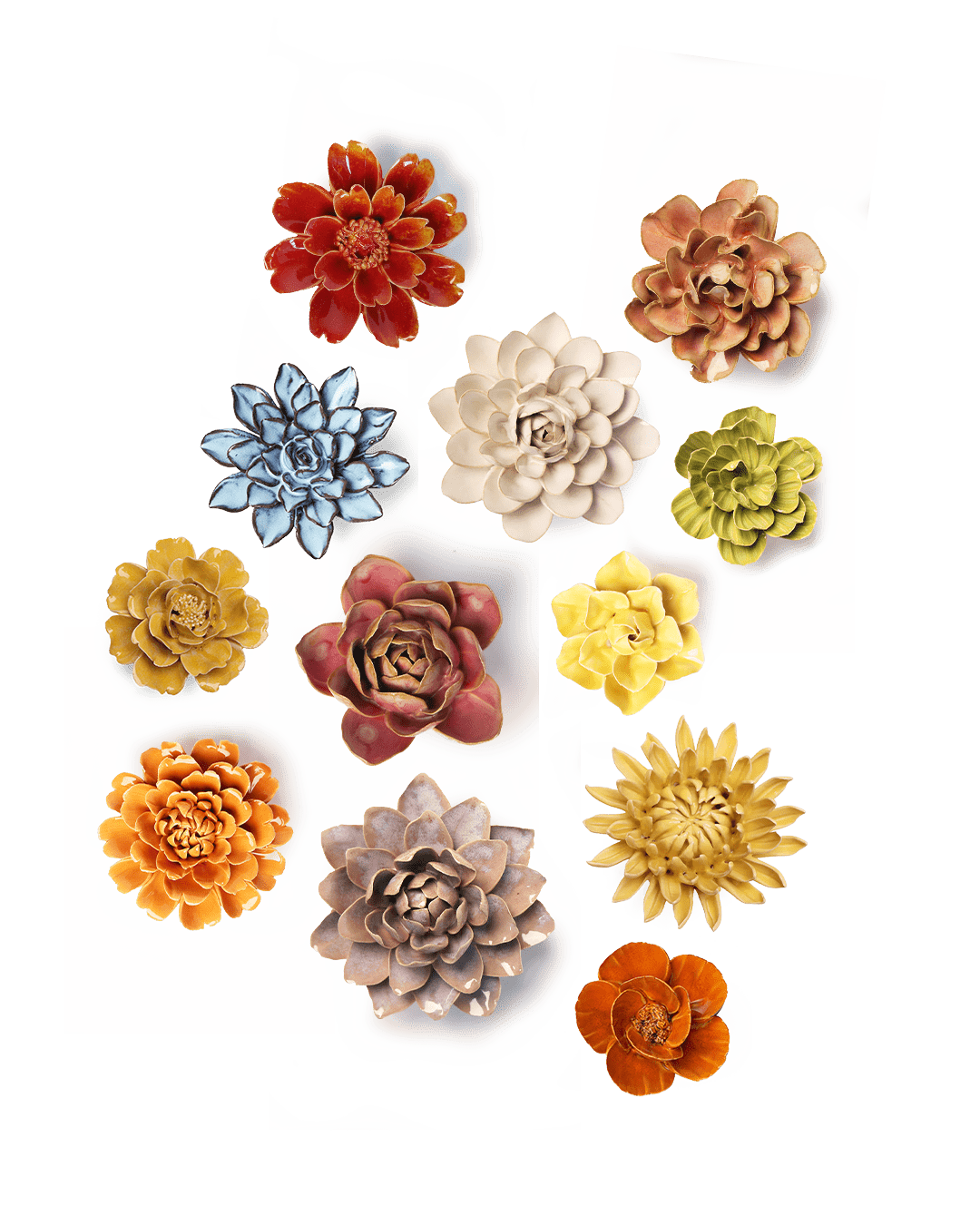 January Birth Flower - Snowdrop - Chive Ceramics Studio - Ceramic Flowers - Chive Ceramics Studio