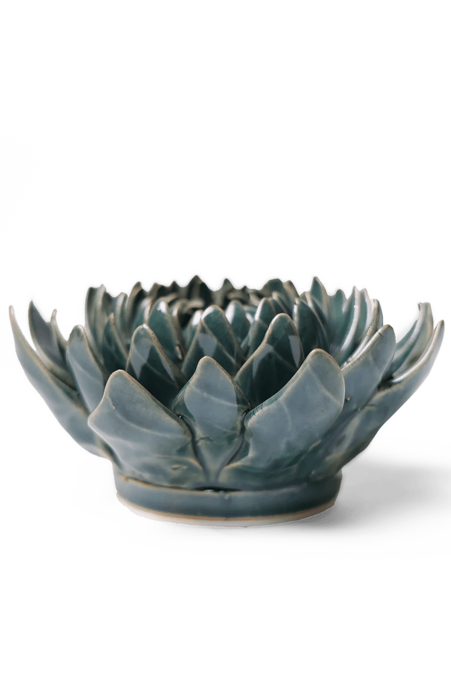 Ceramic Flower Dahlia Green 11 - Chive Ceramics Studio - Ceramic Flowers - Chive Wholesale