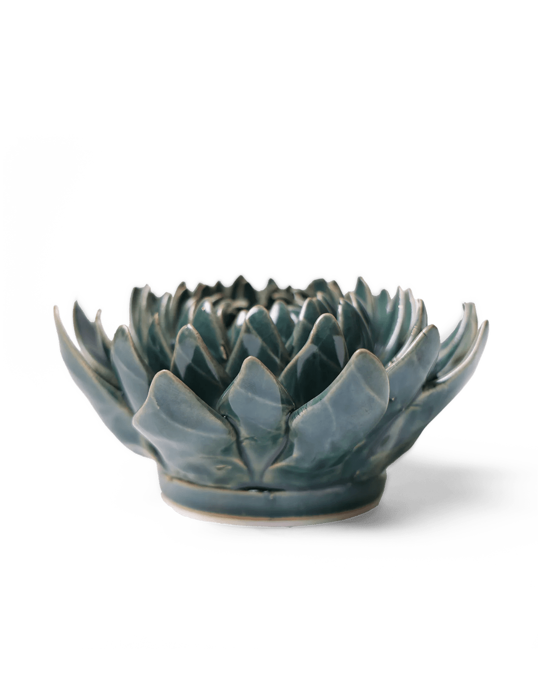 Ceramic Flower Dahlia Green 11 - Chive Ceramics Studio - Ceramic Flowers - Chive Wholesale