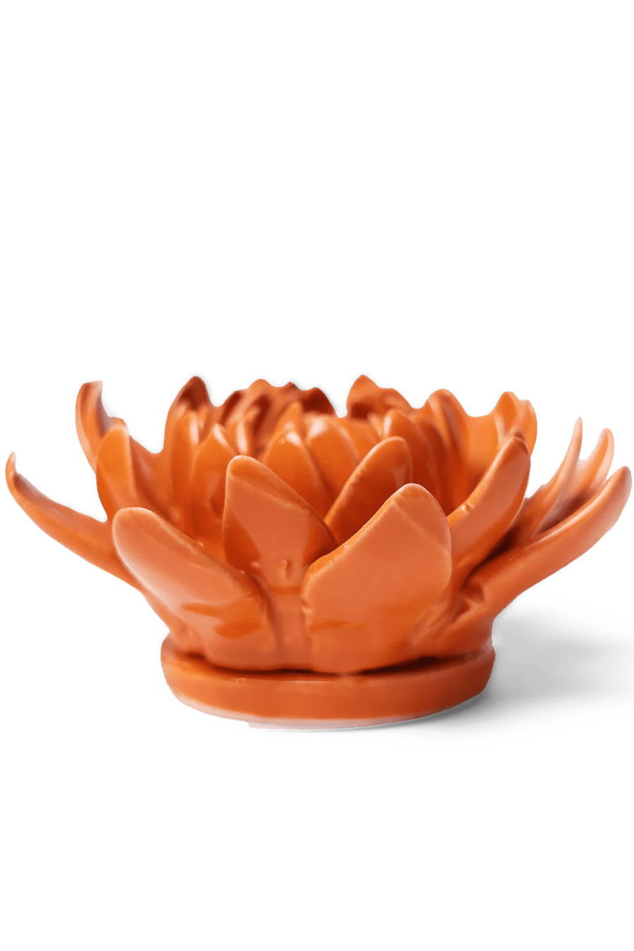 Ceramic Flower Dahlia Orange 11 - Chive Ceramics Studio - Ceramic Flowers - Chive Wholesale