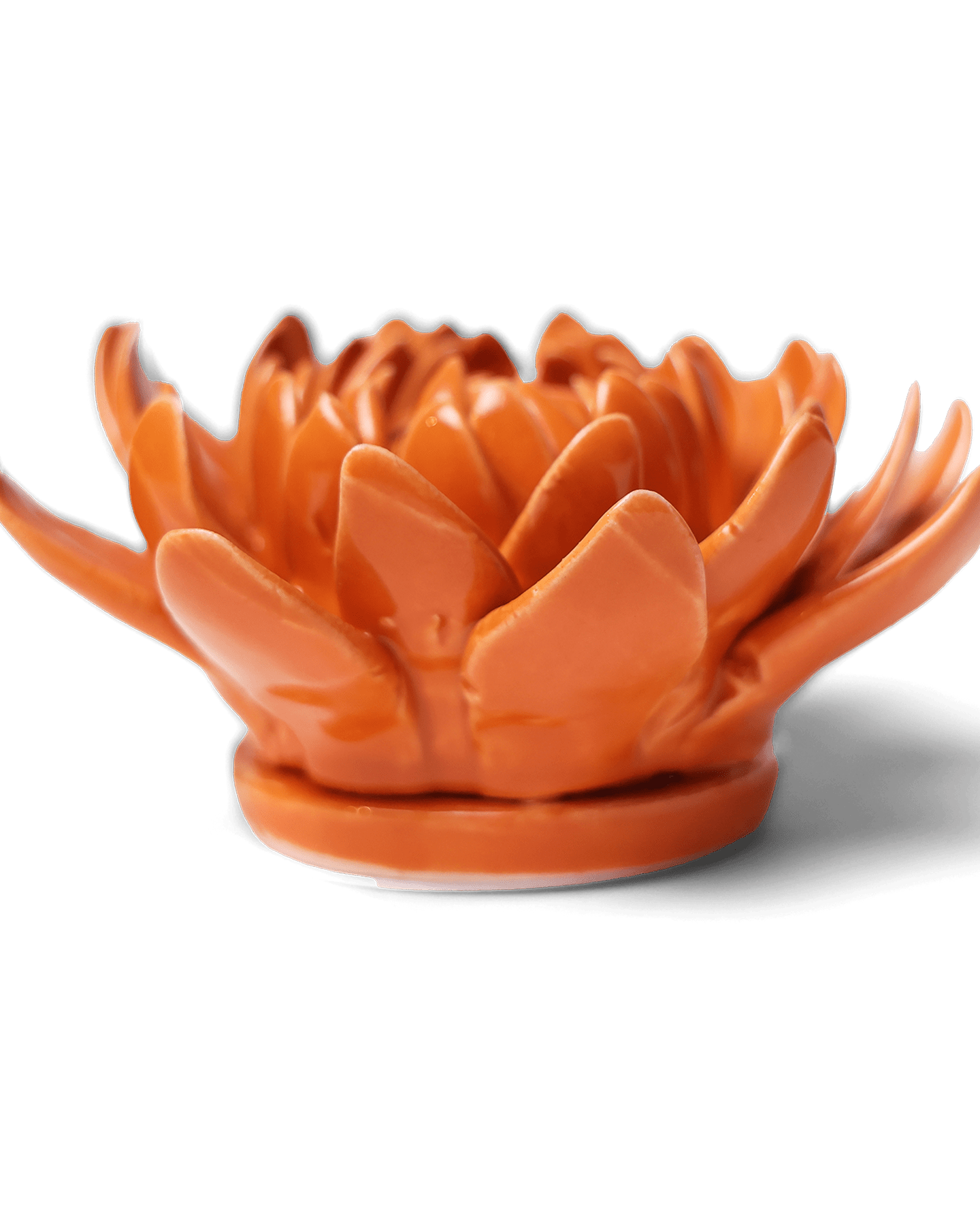 Ceramic Flower Wall Art Dahlia Orange 11 - Chive Ceramics Studio - Ceramic Flowers - Chive US