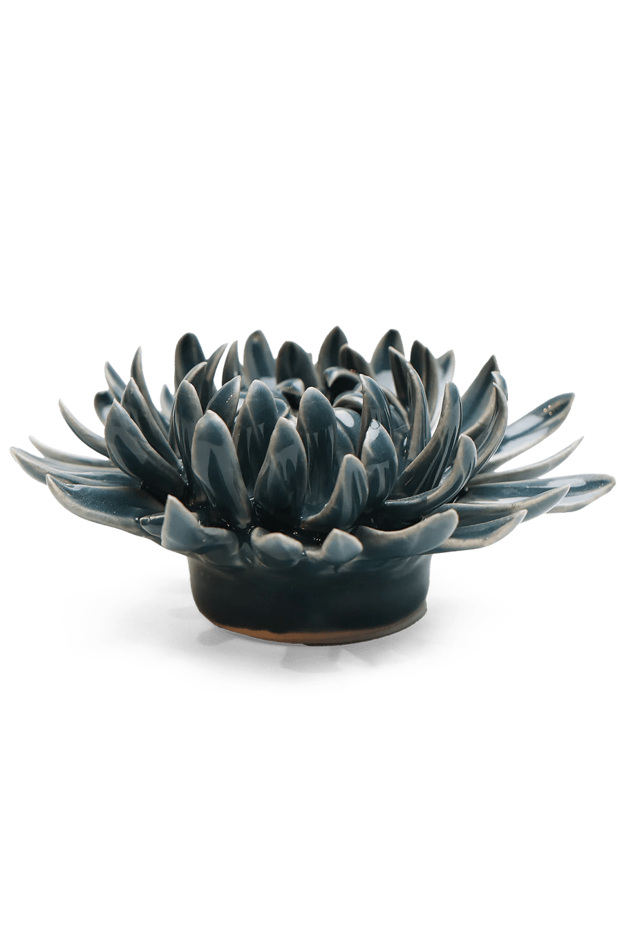 Ceramic Flower Mum Teal 11 - Chive Ceramics Studio - Ceramic Flowers - Chive Ceramics Studio