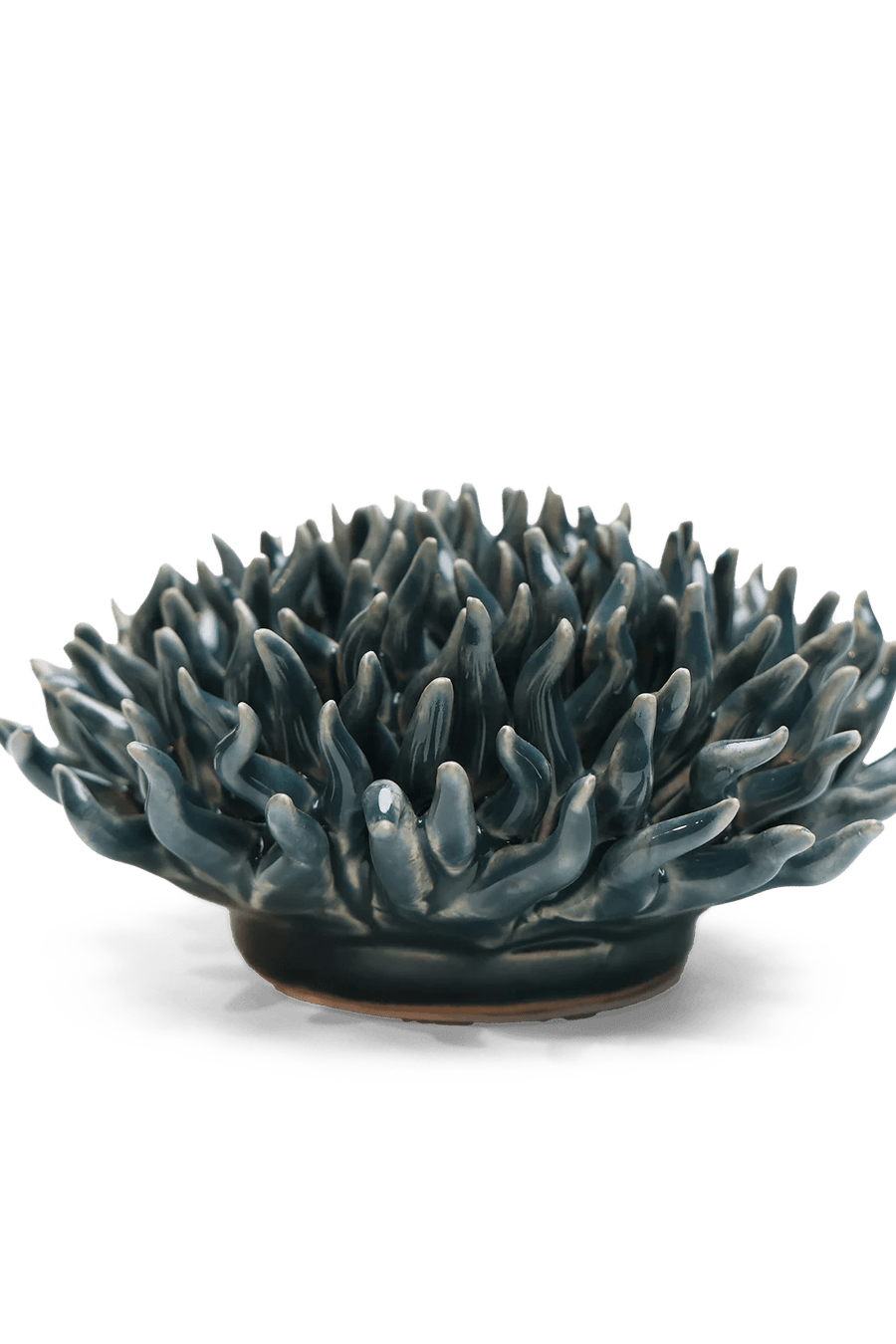 Ceramic Flower Mondo Teal 12 - Chive Ceramics Studio - Ceramic Flowers - Chive Wholesale