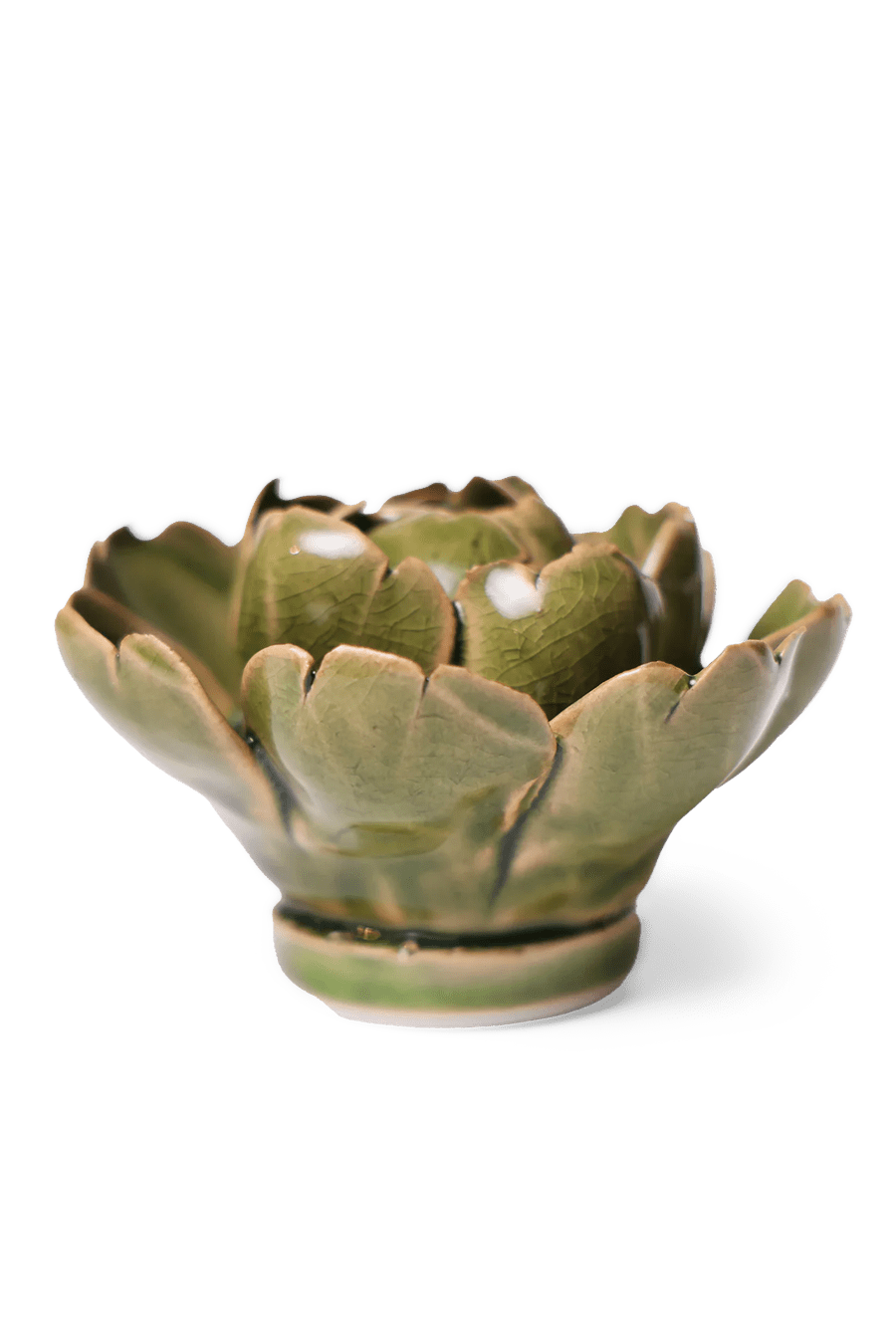 Ceramic Flower Peony Green 12 - Chive Ceramics Studio - Ceramic Flowers - Chive Ceramics Studio