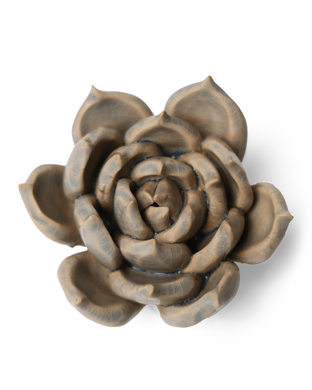 Ceramic Flower Succulent Blue 12 - Chive Ceramics Studio - Ceramic Flowers - Chive Ceramics Studio