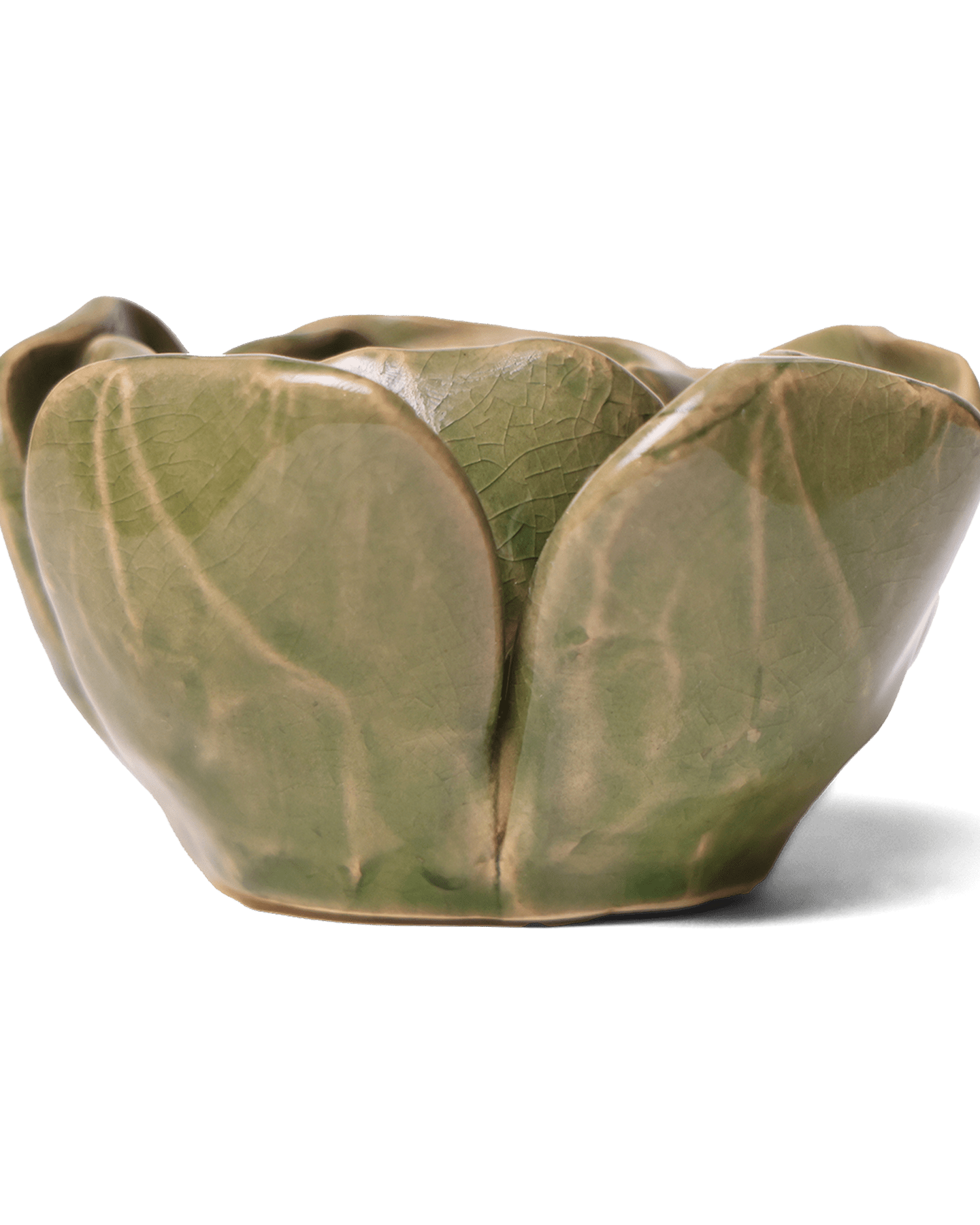 Ceramic Flower Tabletop Art Green Rose 4 - Chive Ceramics Studio - Ceramic Flowers - Chive US