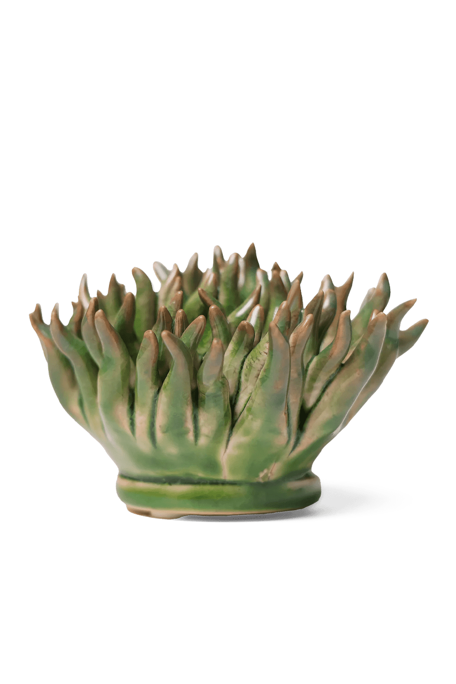 Ceramic Flower Mondo Green 4 - Chive Ceramics Studio - Ceramic Flowers - Chive Wholesale
