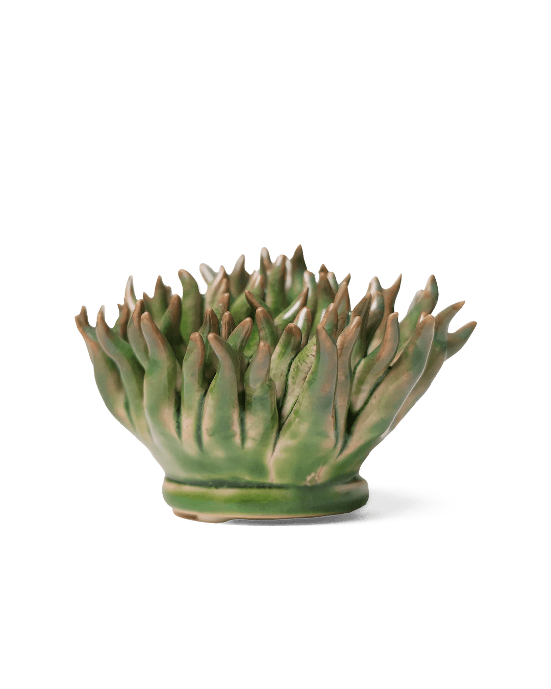 Ceramic Flower Mondo Green 4 - Chive Ceramics Studio - Ceramic Flowers - Chive Wholesale