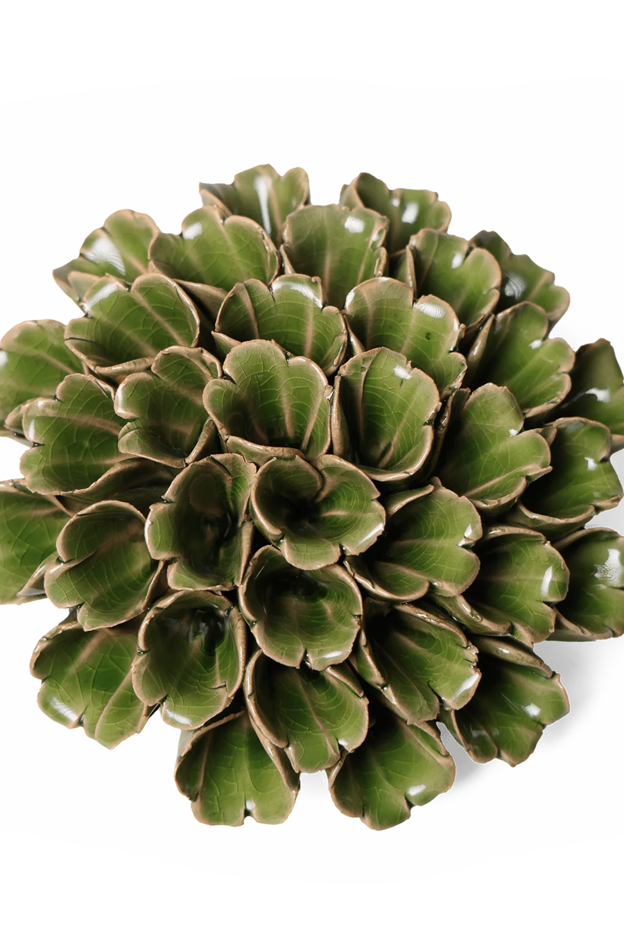 Ceramic Flower Wall Art Polyp Green Large - Chive Ceramics Studio - Ceramic Flowers - Chive US