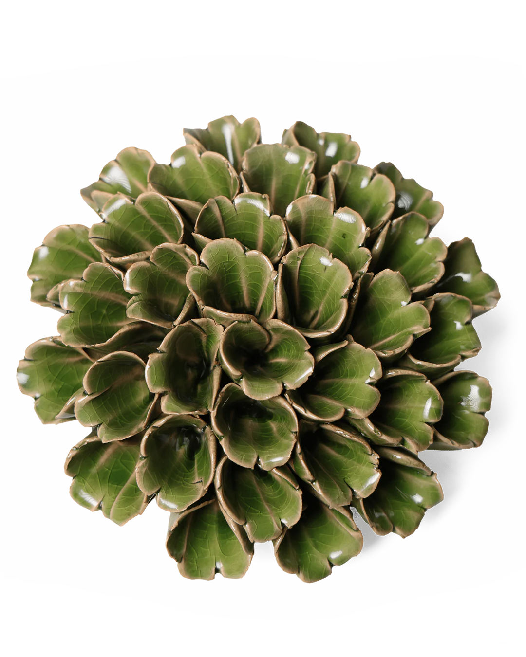 Ceramic Flower Wall Art Polyp Green Large - Chive Ceramics Studio - Ceramic Flowers - Chive US