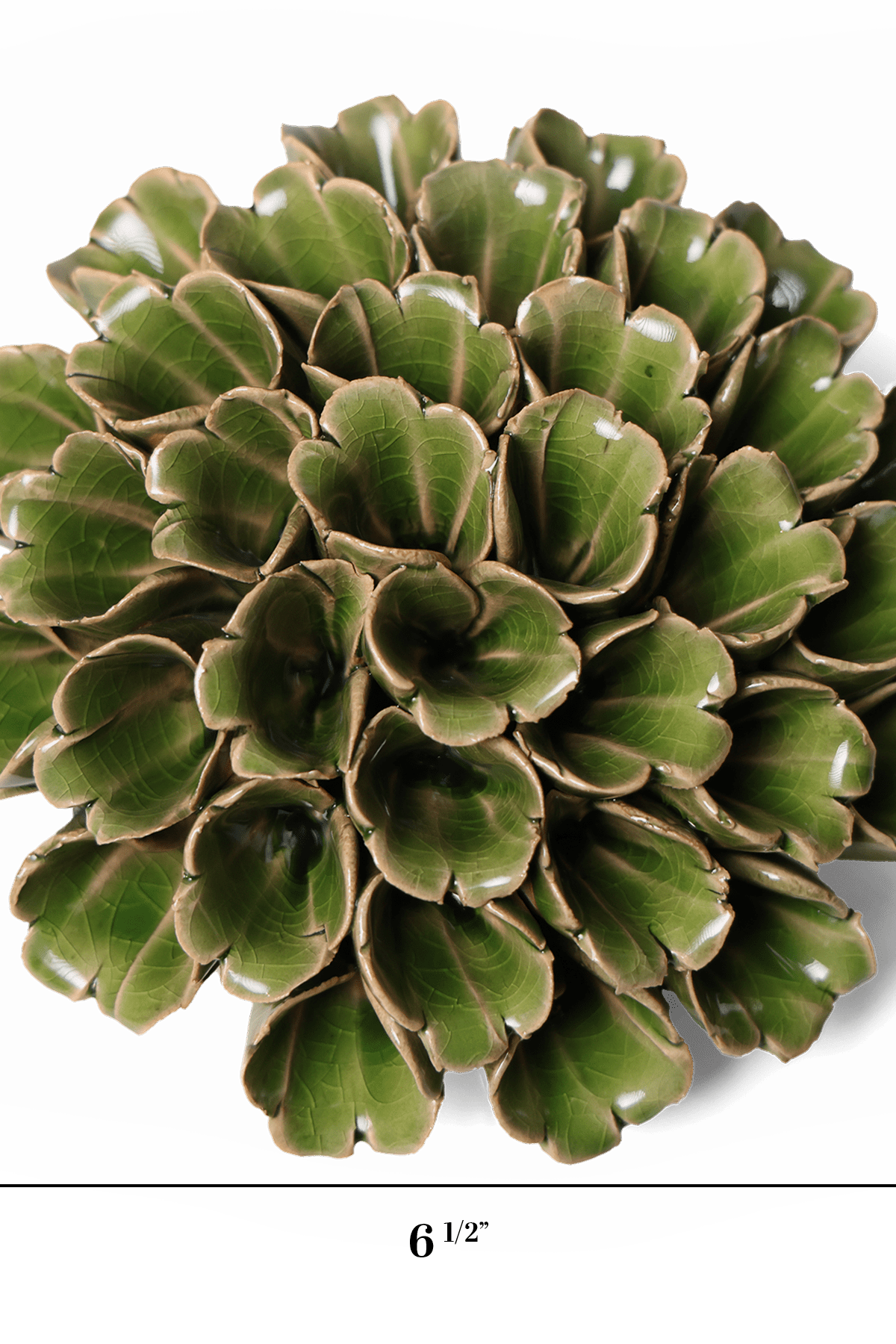 Ceramic Flower Wall Art Polyp Green Large - Chive Ceramics Studio - Ceramic Flowers - Chive US