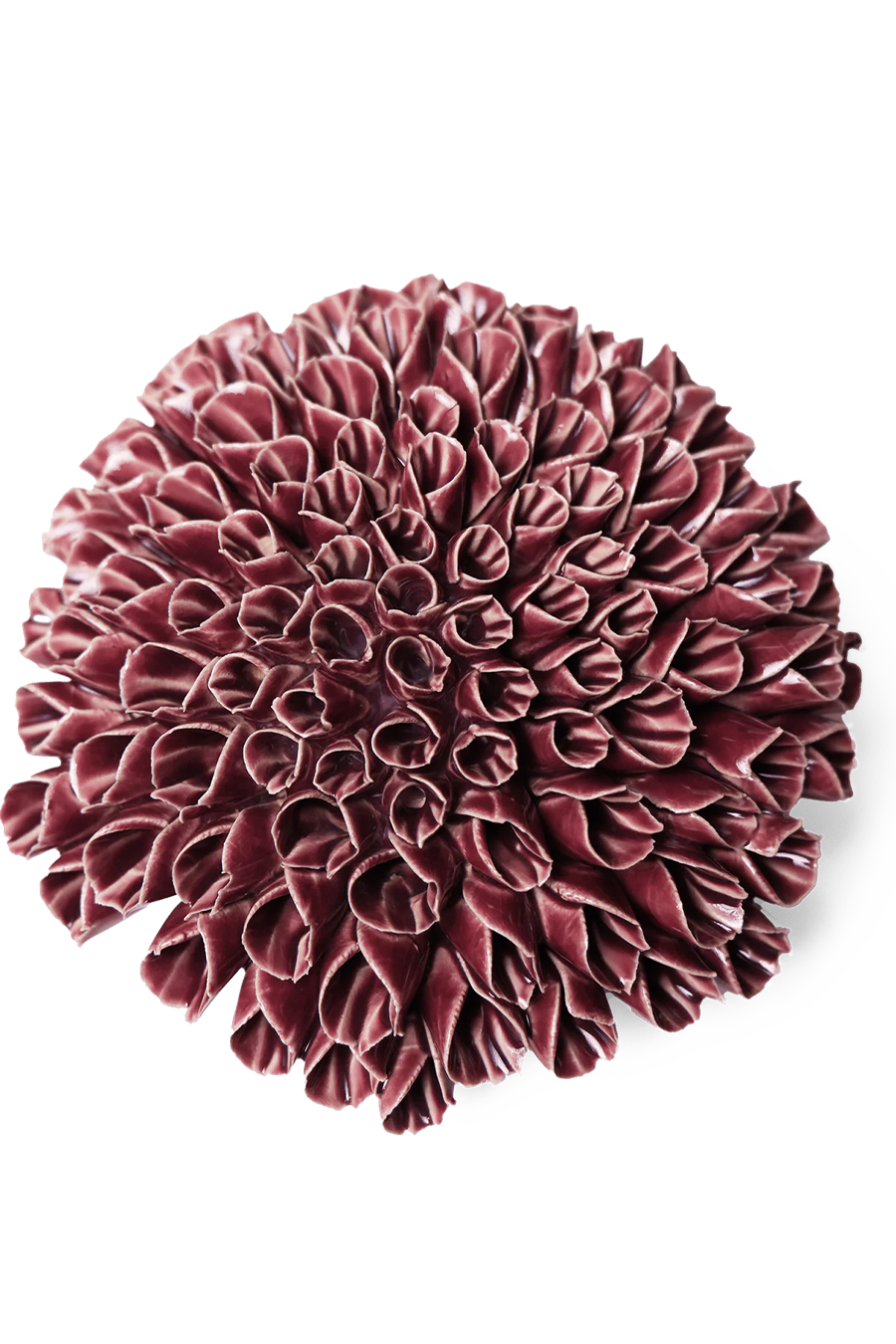 Ceramic Flower Wall Art Anemone Purple Large - Chive Ceramics Studio - Ceramic Flowers - Chive US