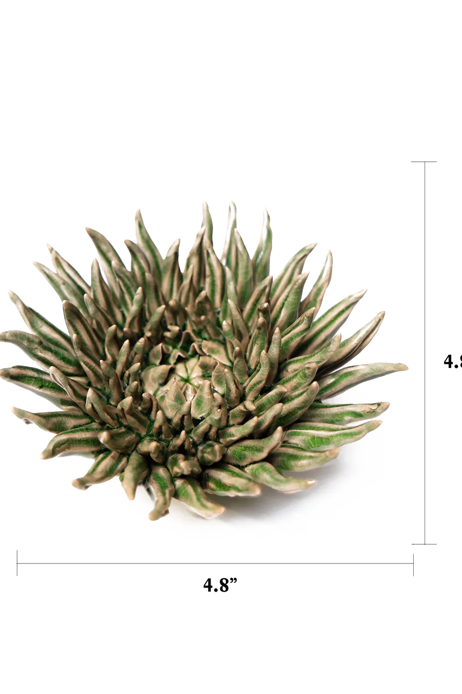 Ceramic Flower Mum Olive 5 - Chive Ceramics Studio - Ceramic Flowers - Chive US