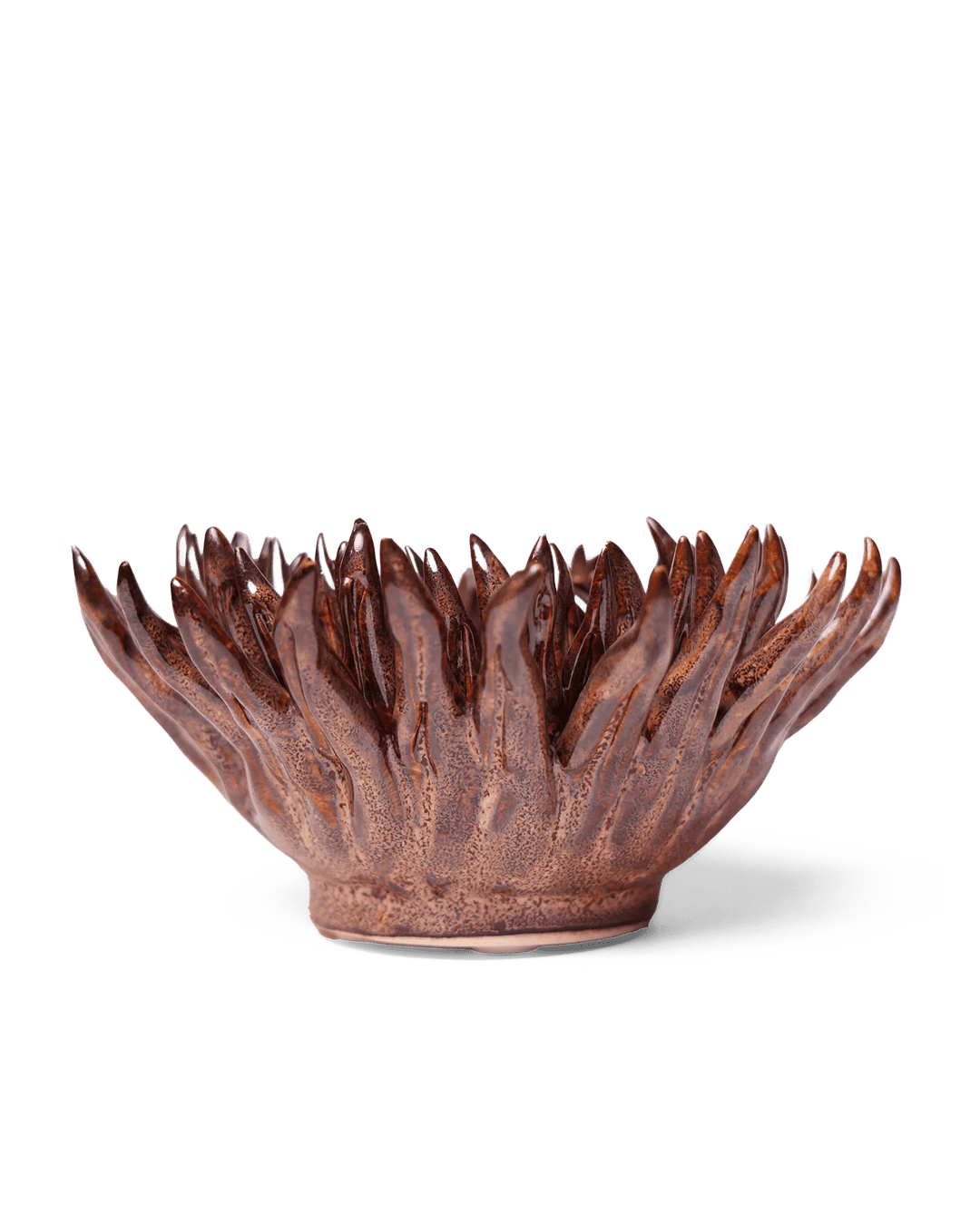 Ceramic Flower Mum Chocolate 5 - Chive Ceramics Studio - Ceramic Flowers - Chive Wholesale