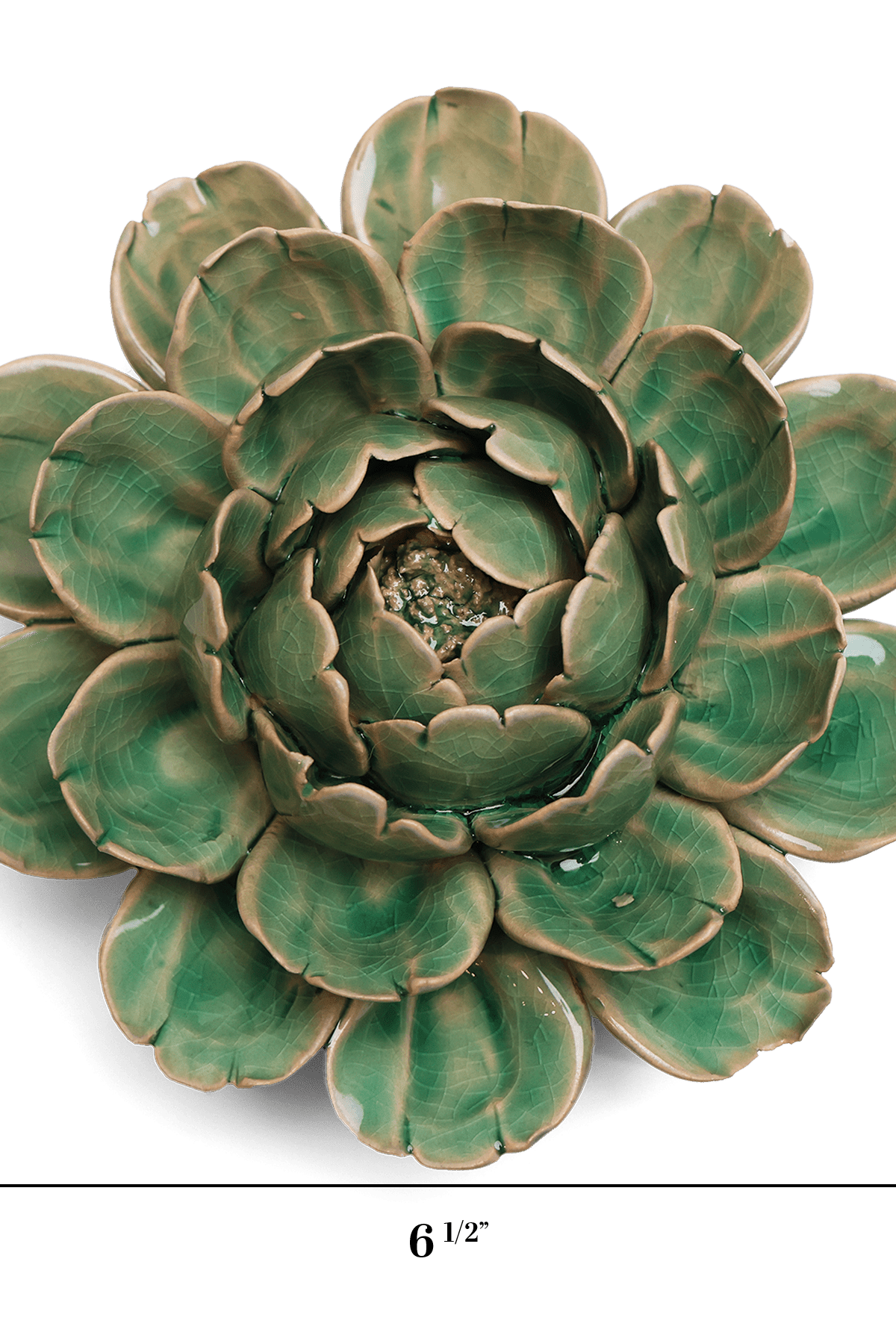 Ceramic Flower Wall Art Mofo Mint 6 - Chive Ceramics Studio - Ceramic Flowers - Chive US