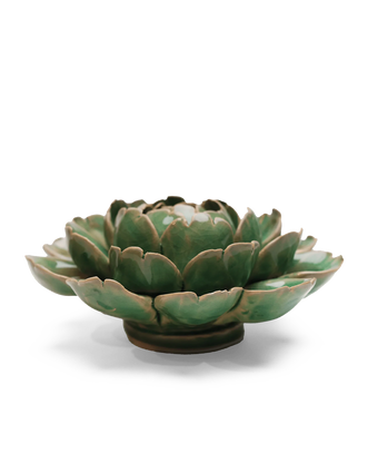 Mofo Mint Peony ceramic wall flower — Classic Collection — Designed by Chive Studio Toronto