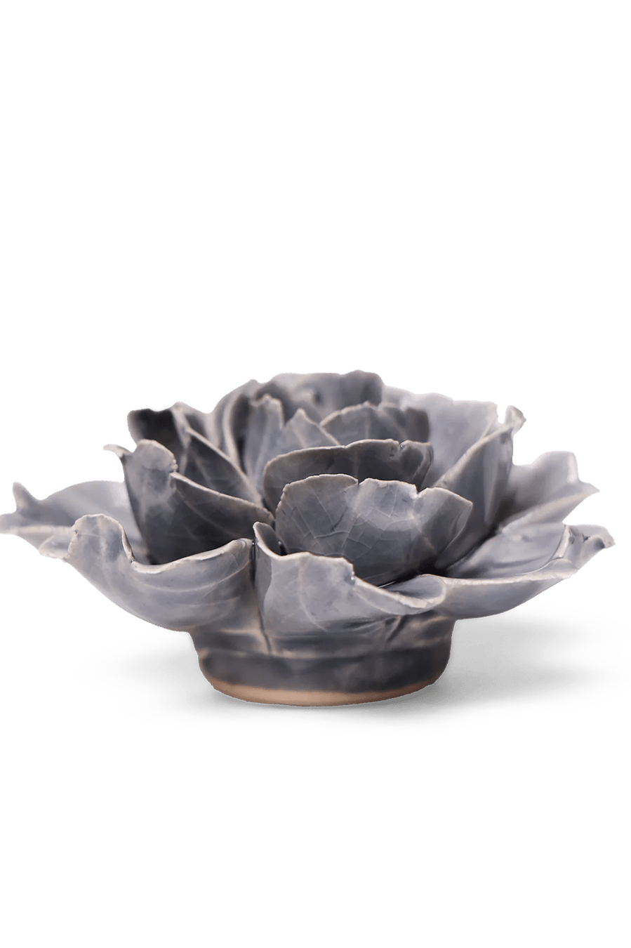 Rose Grey ceramic wall flower — Classic Collection — handmade by Chive Studio Toronto