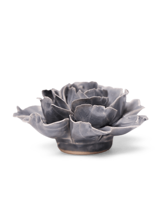 Rose Grey ceramic wall flower — Classic Collection — handmade by Chive Studio Toronto